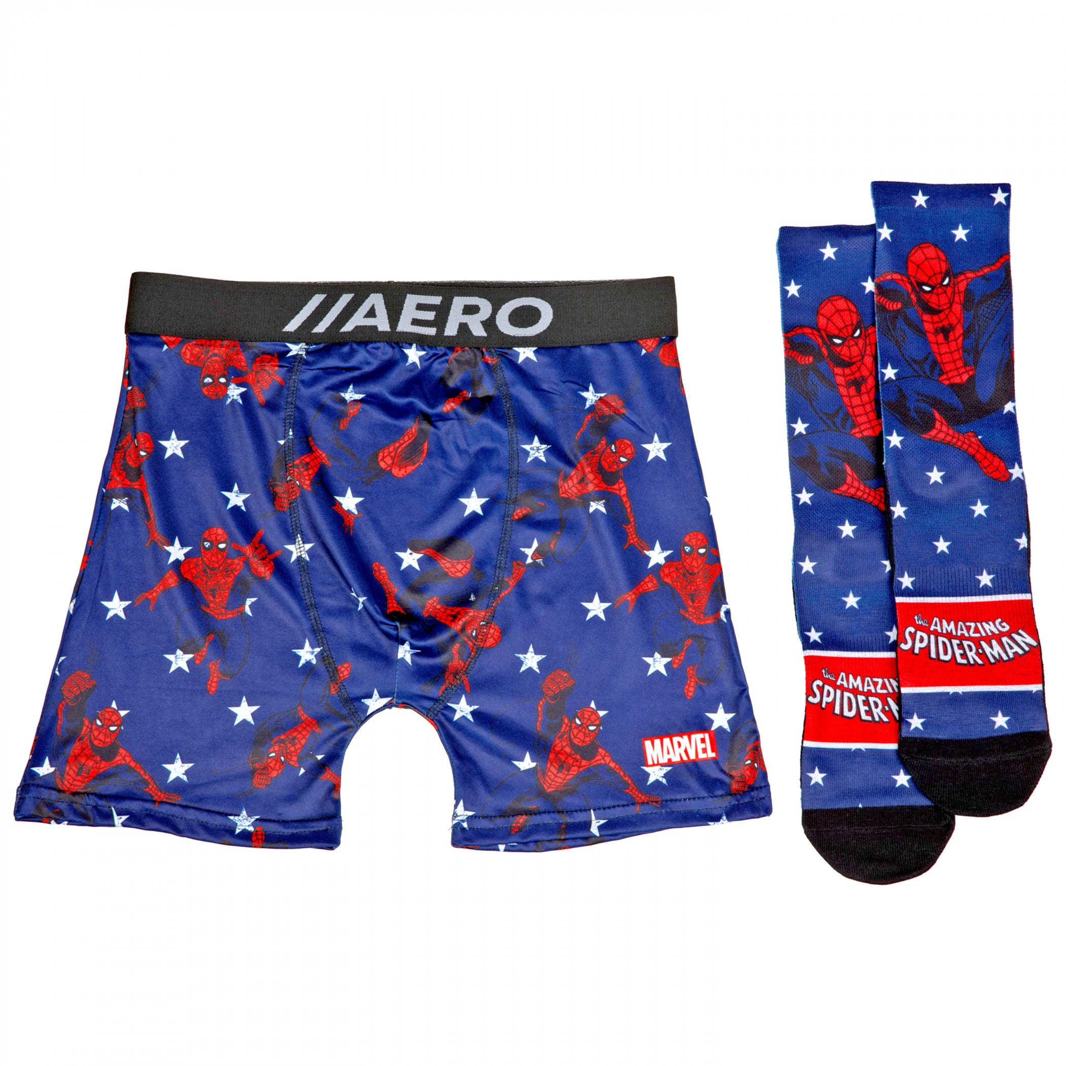 Marvel Venom Character and Symbol All Over Aero Boxer Briefs Underwear
