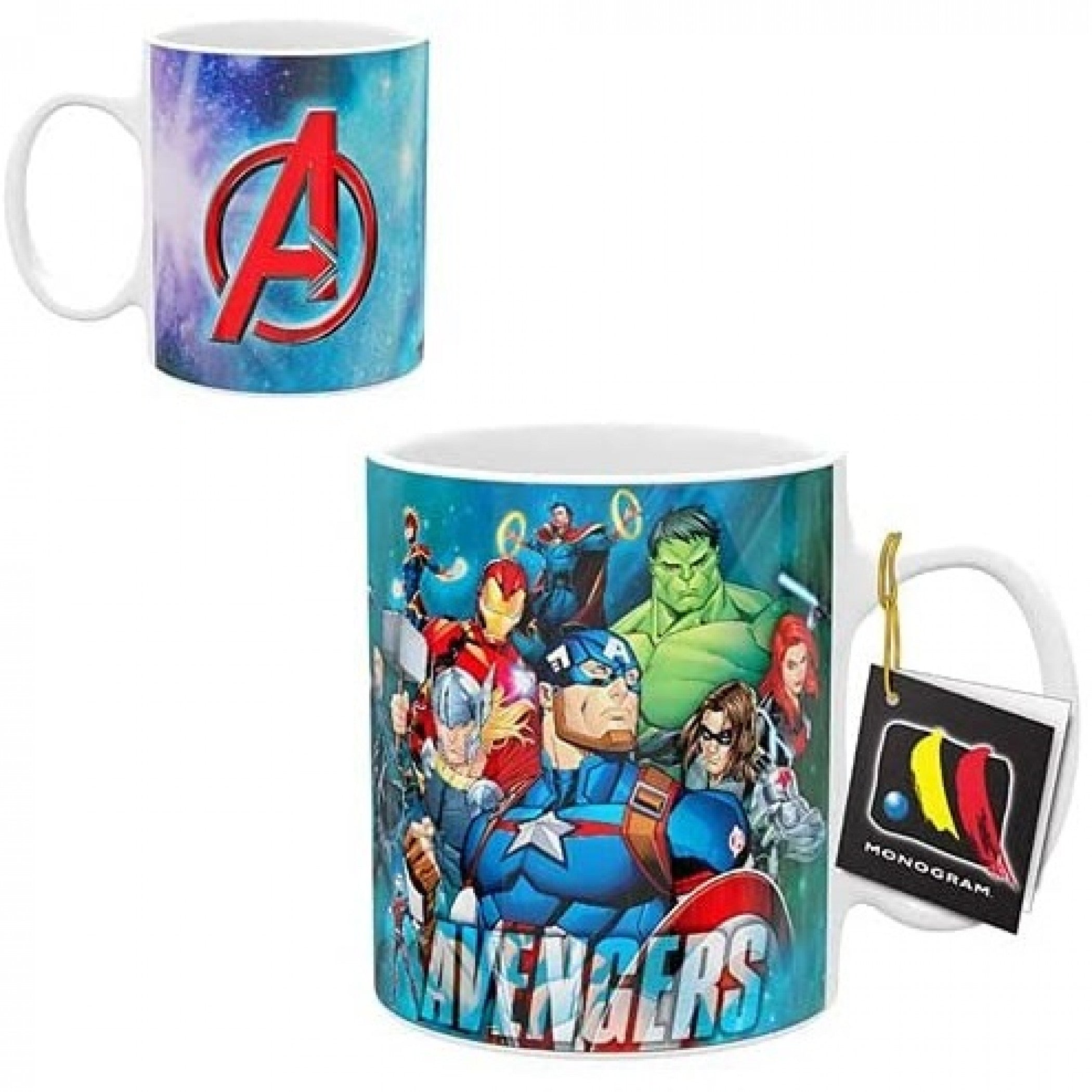 Marvel Avengers Retro Character Art 20 Ounce Camper Mug