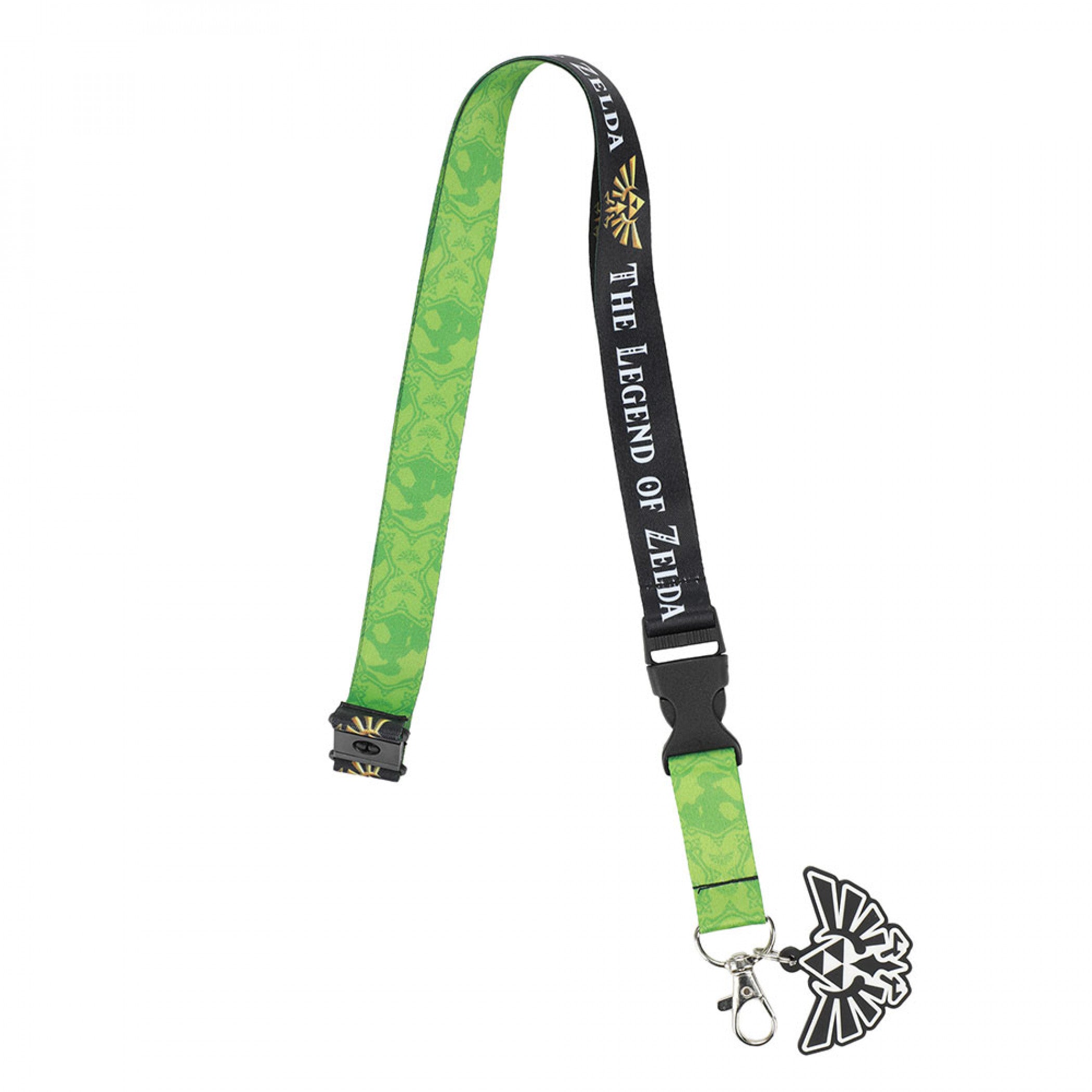 The Legend of Zelda Hyrule Crest Rubber Charm Lanyard