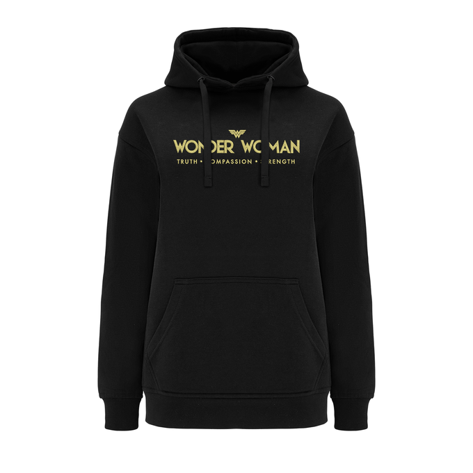 Wonder Woman DC Black Hoodie