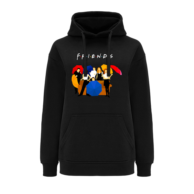 Friends Black Hoodie