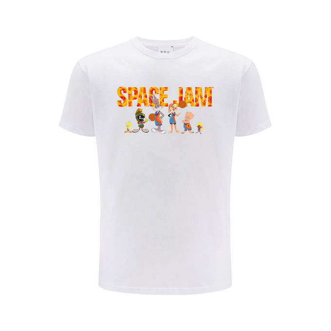 Space Jam Looney Tunes White T-shirt