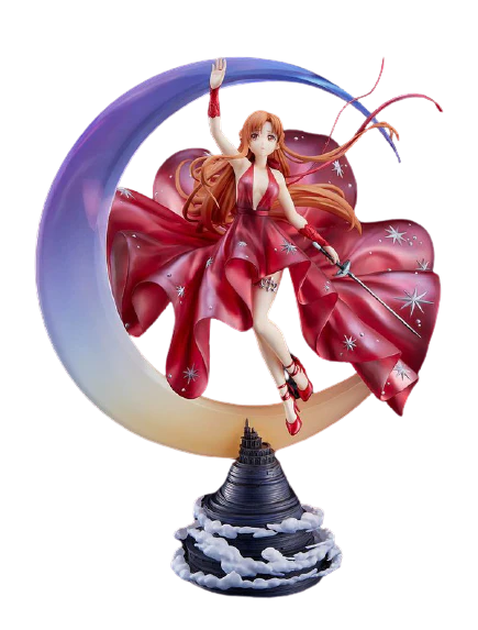 Sword Art Online Progressive Hoshinaki Yoru no Aria Asuna Shibuya Scramble Figure 1/7 Crystal Dress Ver