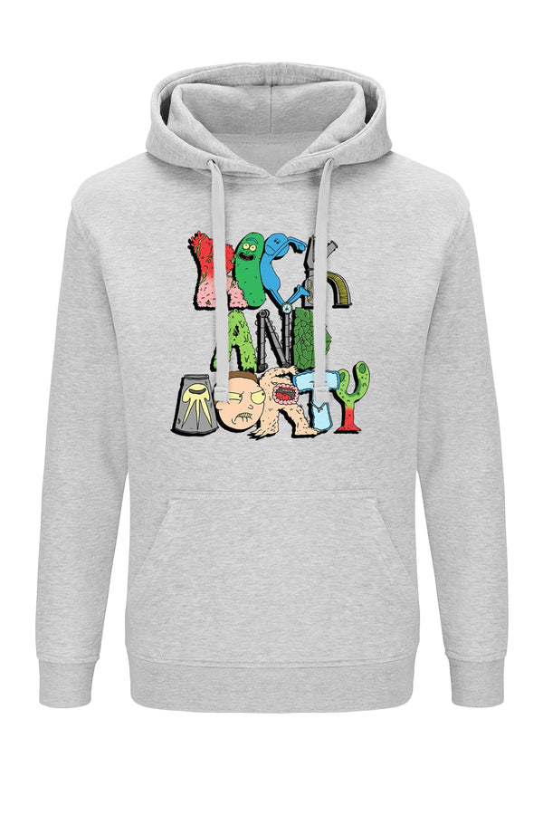 Rick and Morty Gray Hoodie