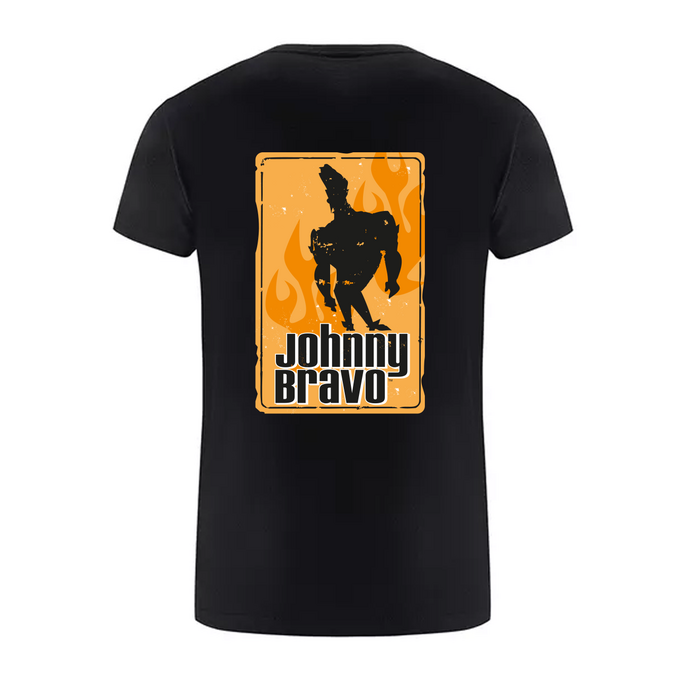 Johnny Bravo Cartoon Network Black T-Shirt