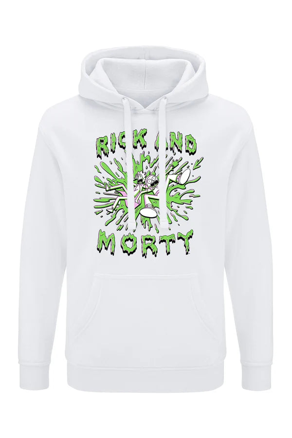 Rick and Morty White Hoodie