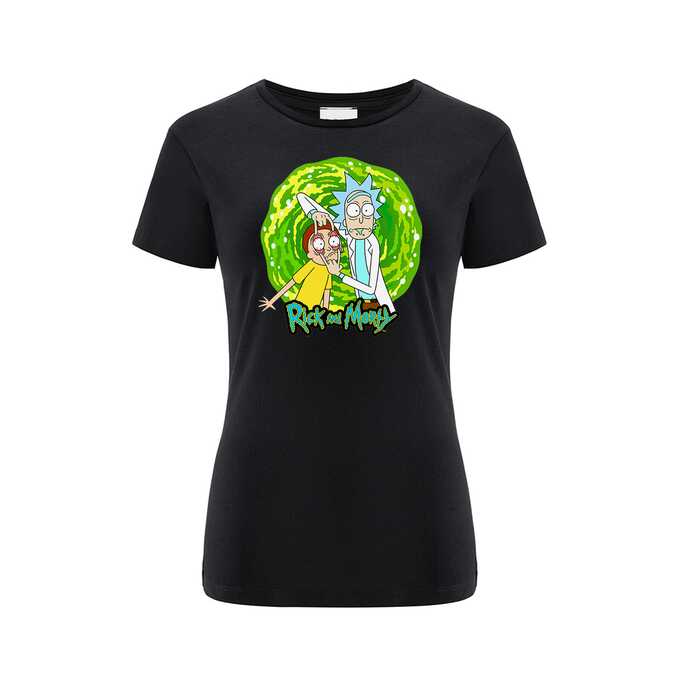 Rick and Morty Black T-Shirt