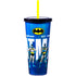 Batman Comic Poses Foil Travel Mug with Straw