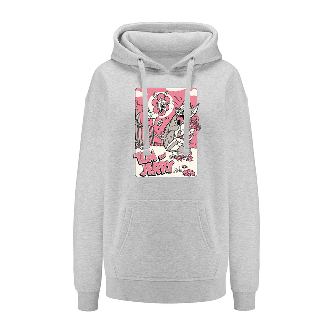 Tom & Jerry Gray Hoodie