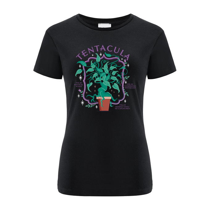 Harry Potter Black Tentacula T-Shirt