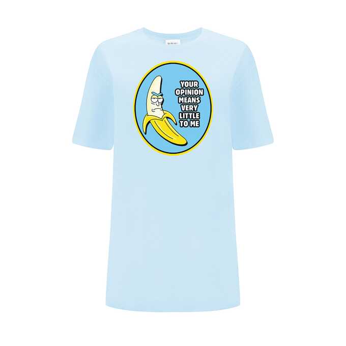 Rick and Morty Light Blue OVERSIZE T-Shirt