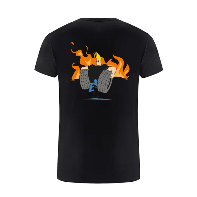 Johnny Bravo Cartoon Network Black T-Shirt