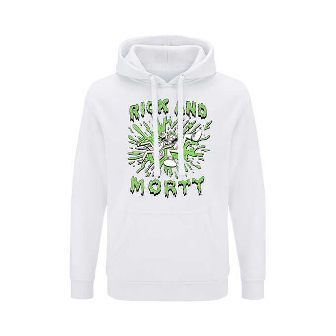 Rick and Morty White Hoodie