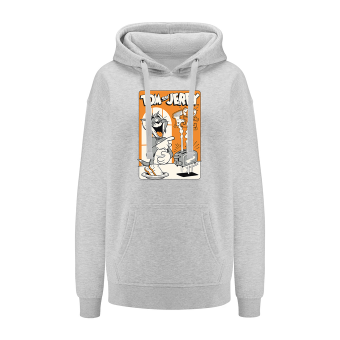 Tom & Jerry Gray Hoodie