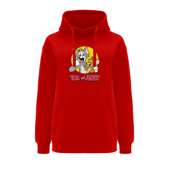 Tom & Jerry Red Hoodie