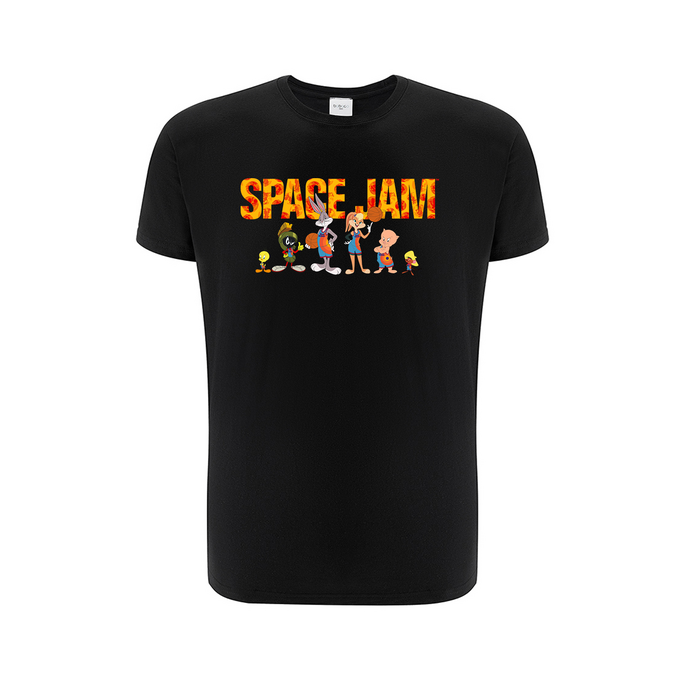 Space Jam Looney Tunes Black T-shirt