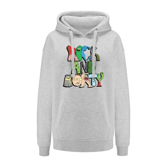 Rick and Morty Gray Hoodie