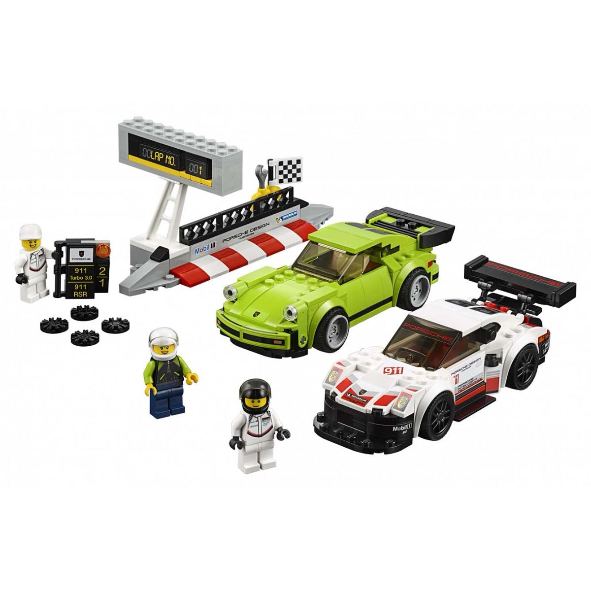 LEGO Speed Champions Porsche 911 RSR and 911 Turbo 3.0