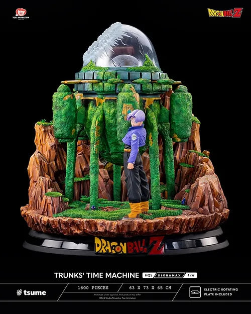 HQS Dioramax Dragon Ball Trunks Time Machine 1/6 Statue