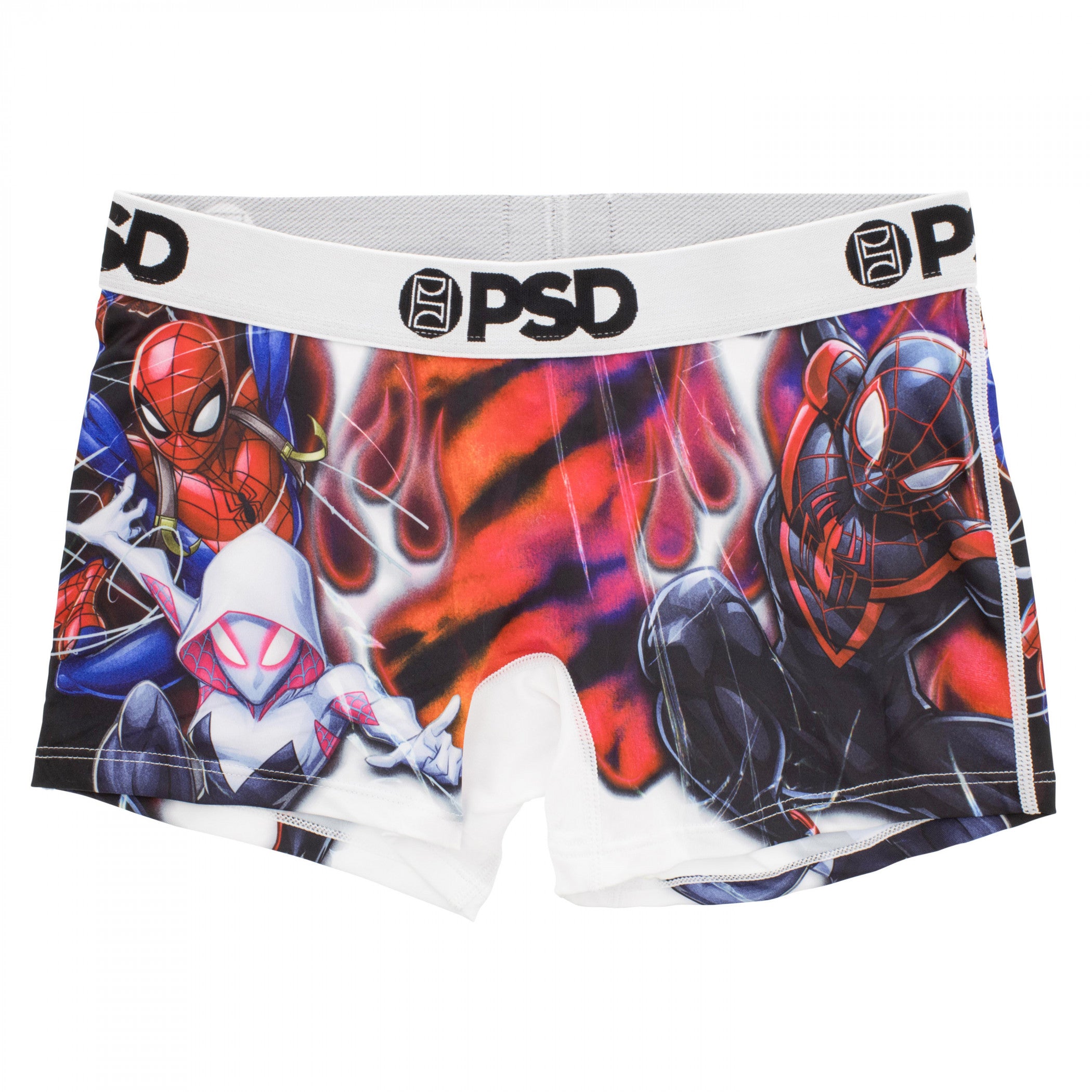 Spider-Man Spider-Verse Triad PSD Boy Shorts Underwear