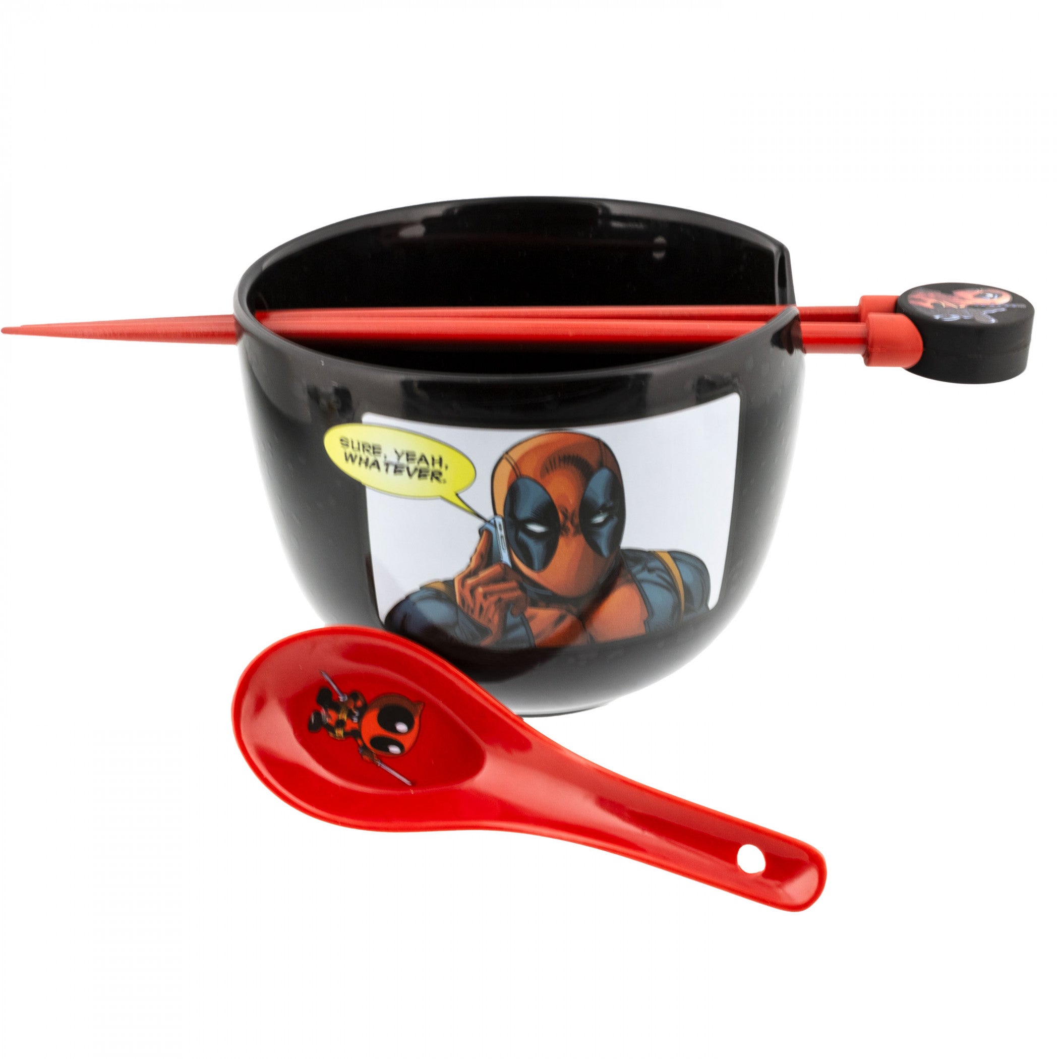 Deadpool Comic Panels Ramen Bowl Bundle