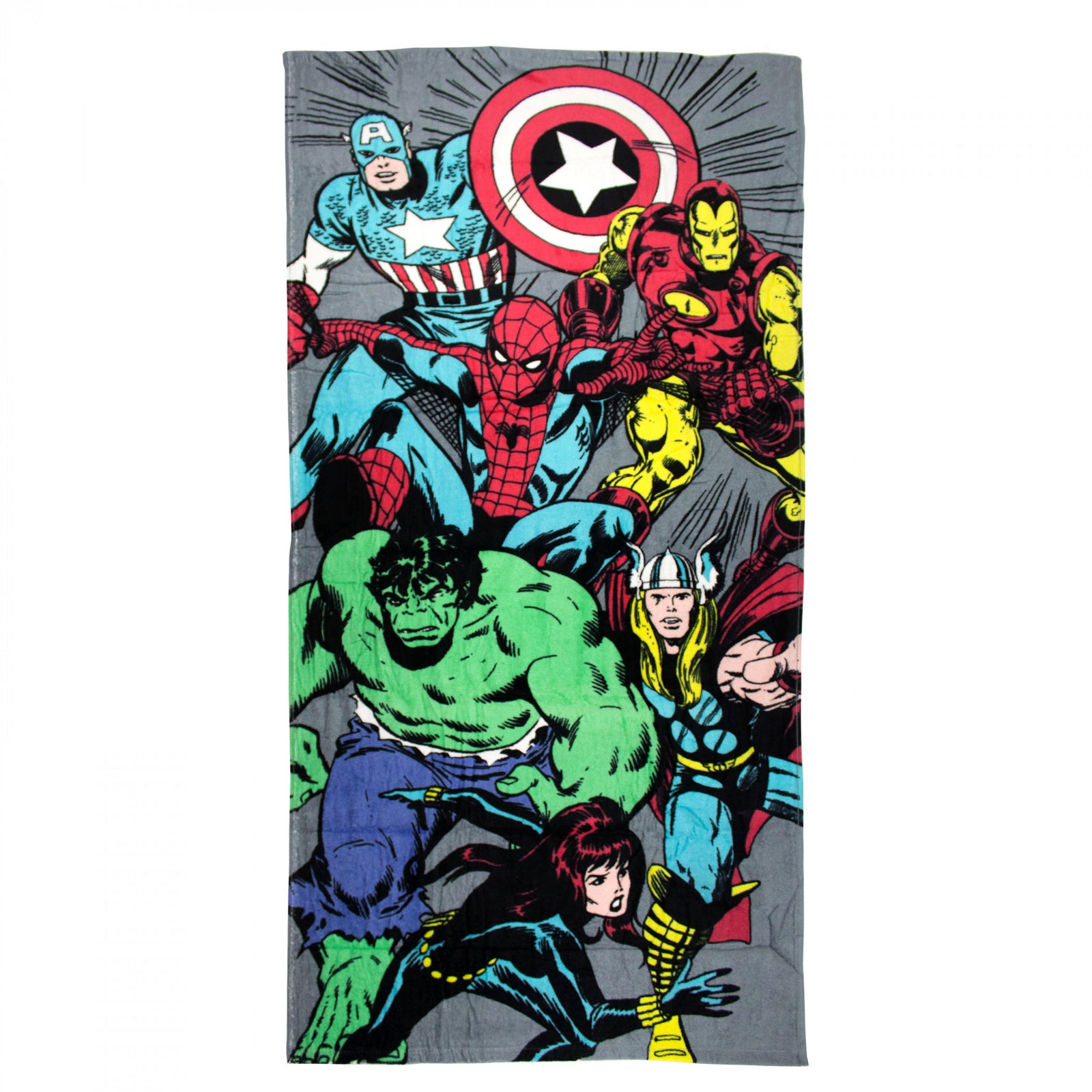 Avengers Ready for Action Beach Towel