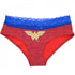 Wonder Woman Lace Trim Women's Hipster Underwear