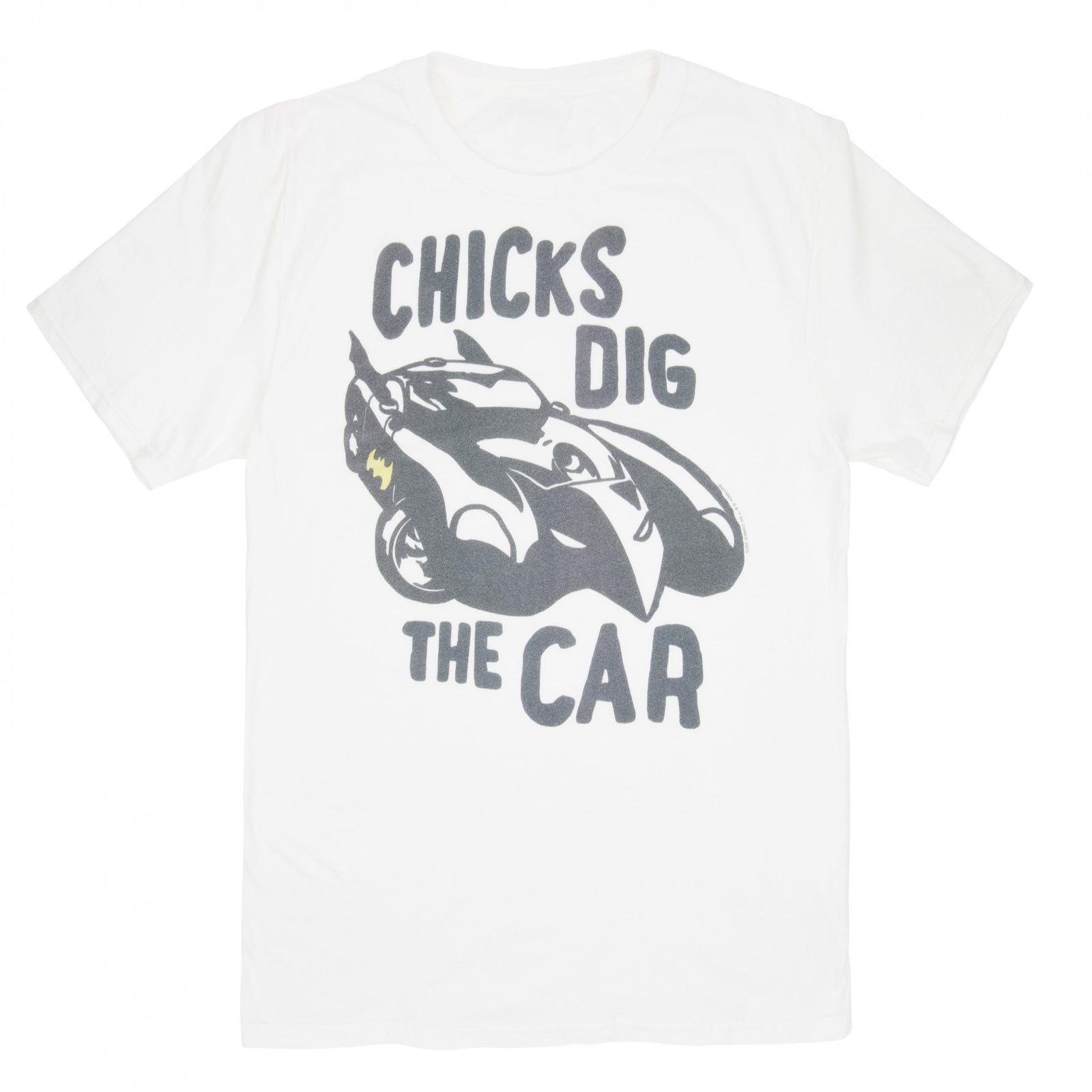 Batman Chicks Dig the Car Batmobile 1990 T-Shirt