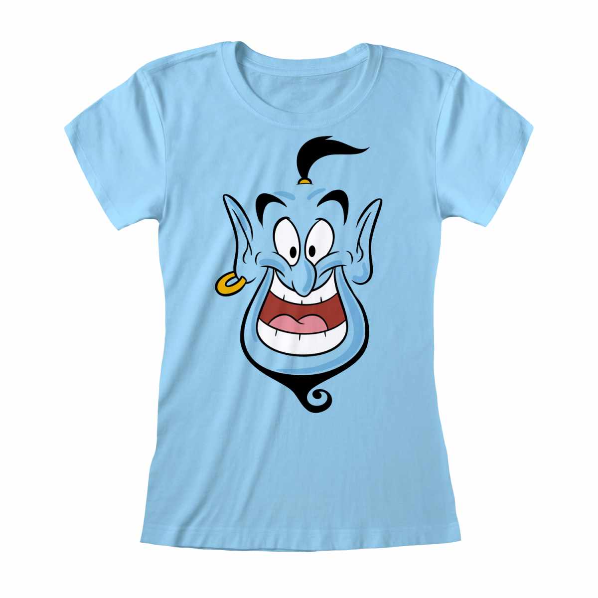 Disney Aladdin Genie Face Fitted T-Shirt