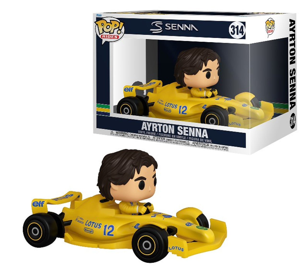 Pop! Ayrton Senna Lotus Super Deluxe Ride Formula1 Racing