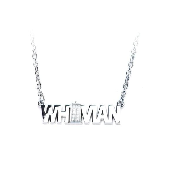 Dr Who Whovian Logo 3D Necklace