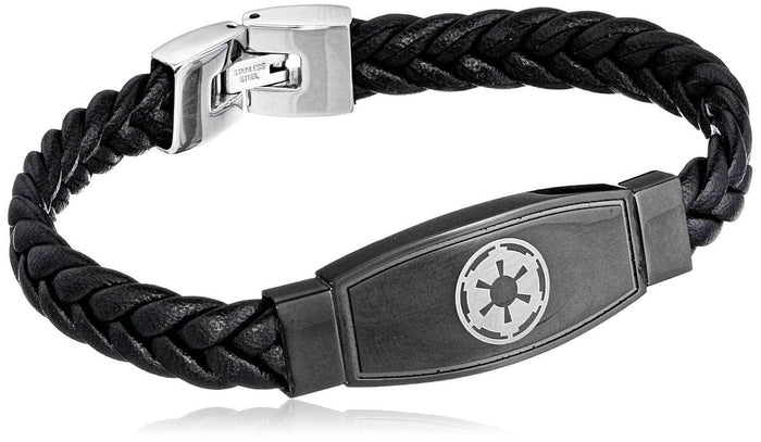 Star Wars Imperial Logo Leather Bracelet