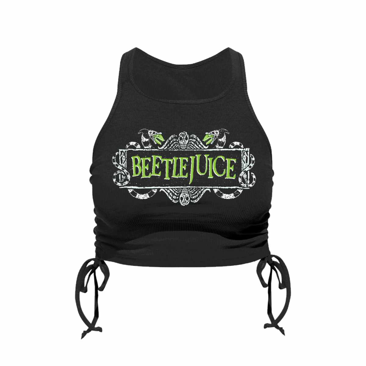 Beetlejuice Worm Logo Fitted T-Shirt