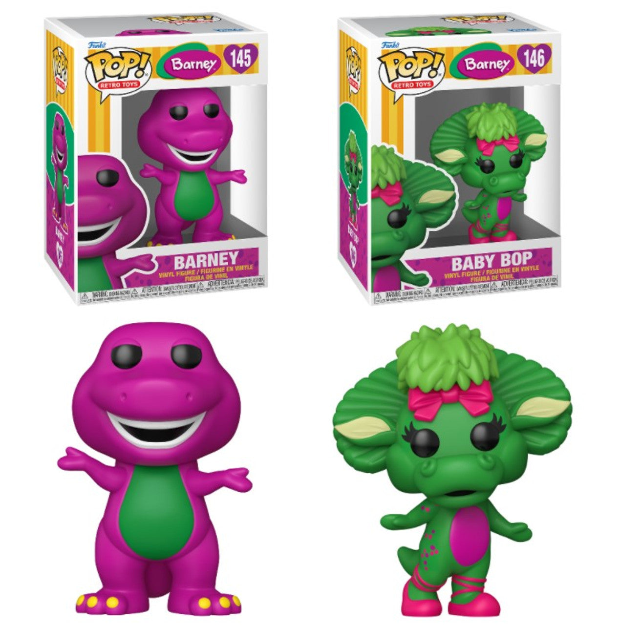 Pop! Retro Toys Complete Set 2 Barney