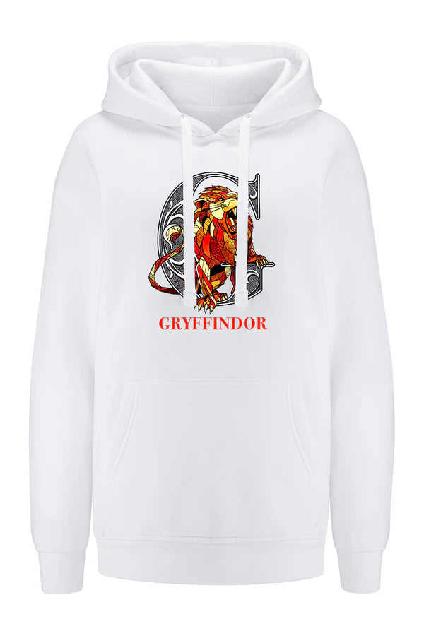 Gryffindor Harry Potter White Hoodie