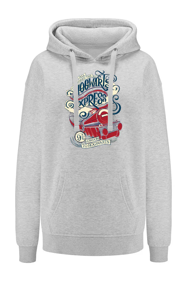 Hogwarts Express Harry Potter Grey Hoodie