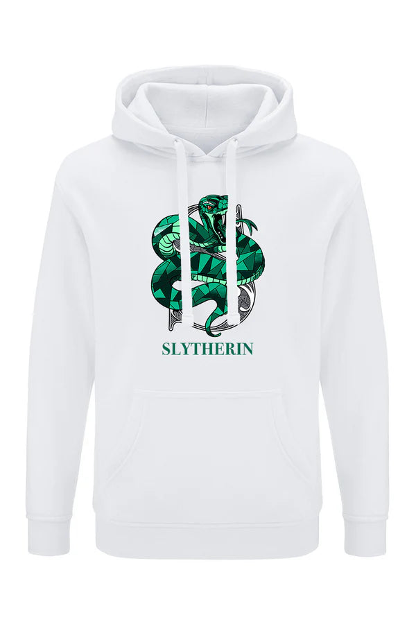 Slytherin Harry Potter White Hoodie