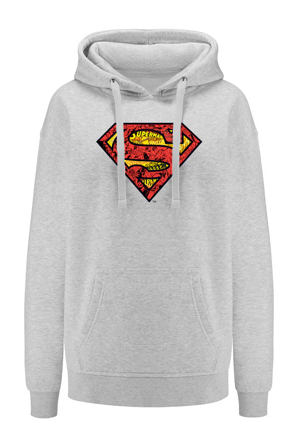 Superman DC Gray Hoodie