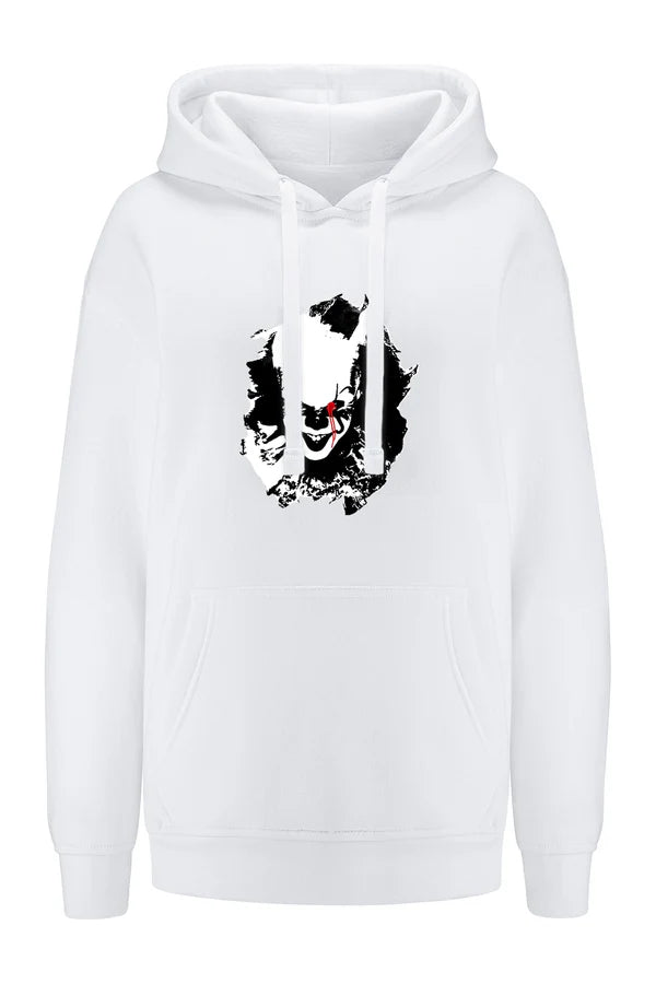 IT Horror White Hoodie