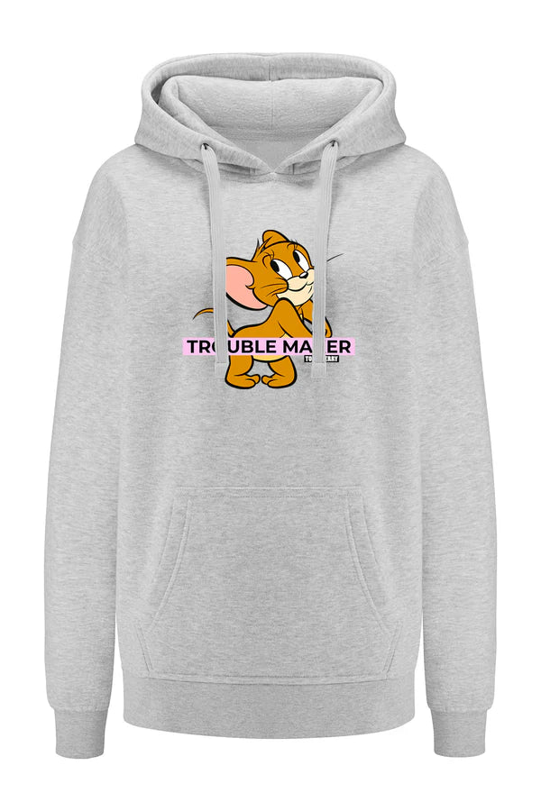 Tom & Jerry Gray Hoodie