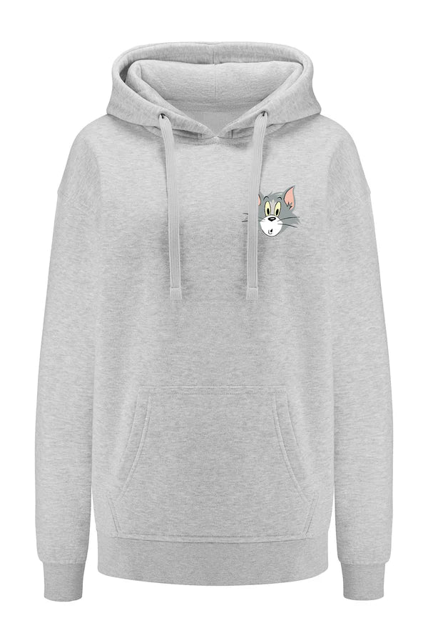 Tom & Jerry Gray Hoodie