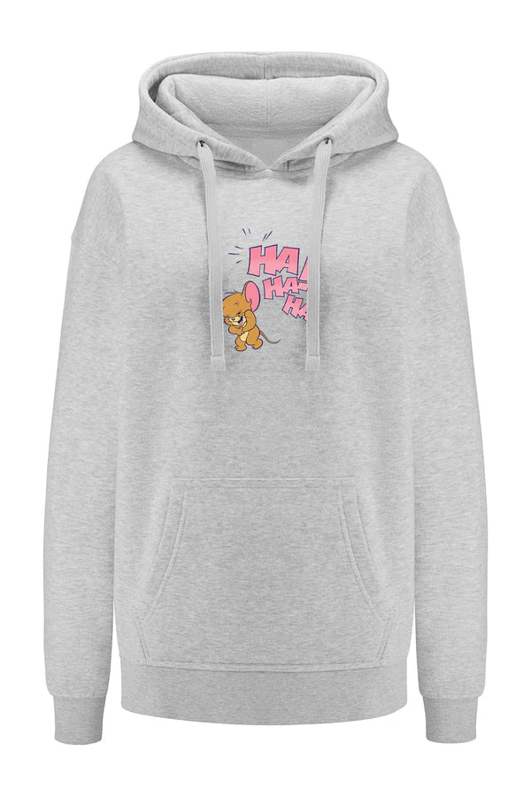 Tom & Jerry Gray Hoodie