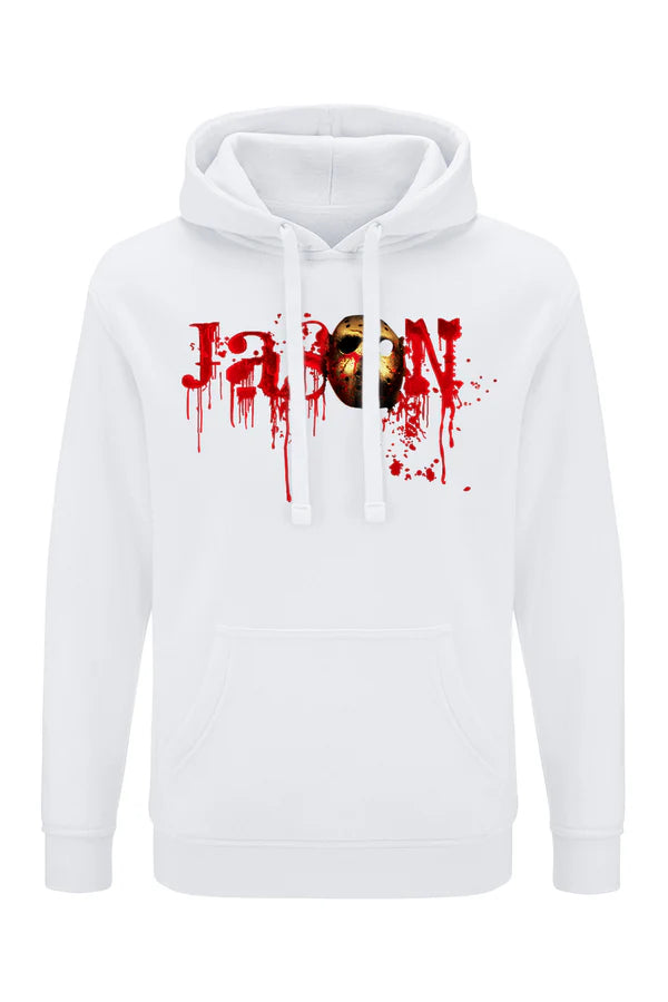 Friday the 13th Horror White Hoodie