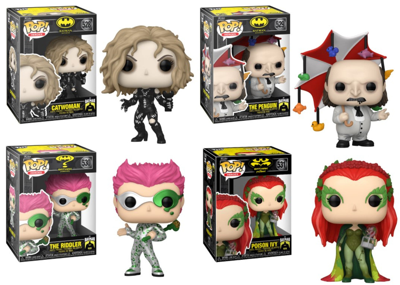 Pop! Complete Set 4 DC Villains 85 Years of Batman