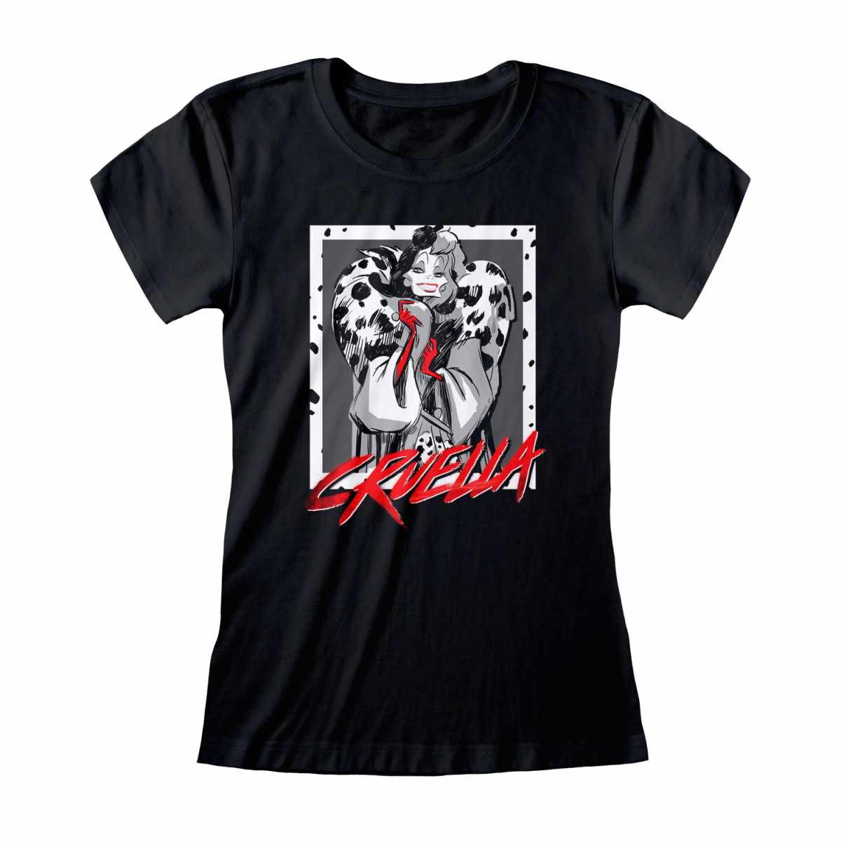 Disney 101 Dalmations Cruella Fitted T-Shirt