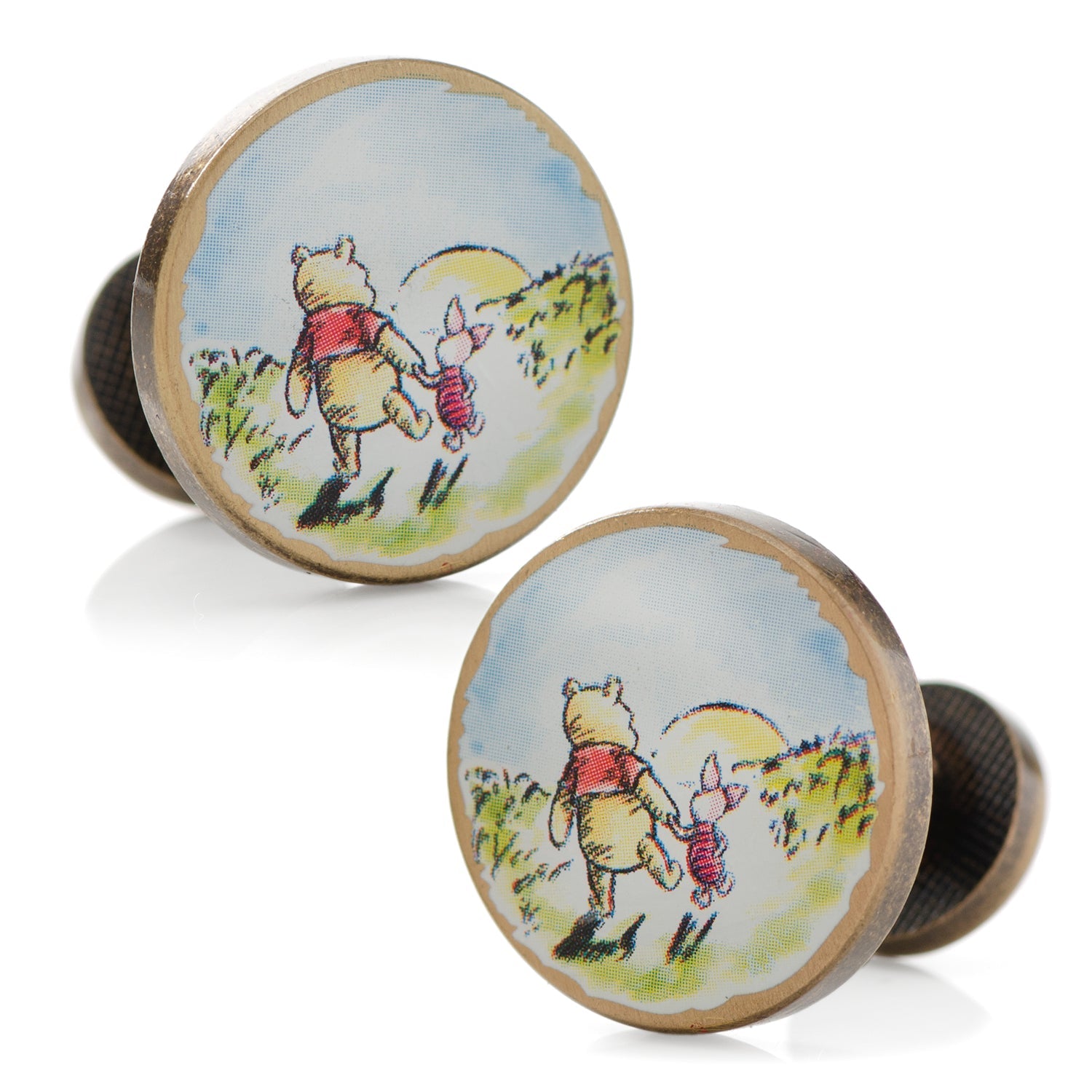 Winnie The Pooh & Piglet Cufflinks