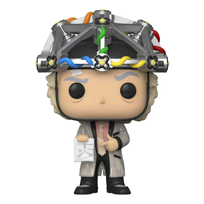 POP Back To The Future Doc Brown with Helmet