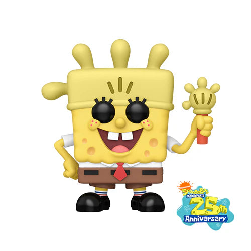 Pop! Animation Spongebob Squarepants 25th Anniversary Spongebon w/Glove Light