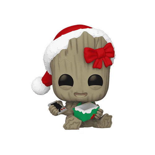 Pop! Marvel Holiday Groot w/Present