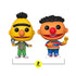 Pop! Television Sesame Street Bert & Ernie 2 Pack International Exclusive